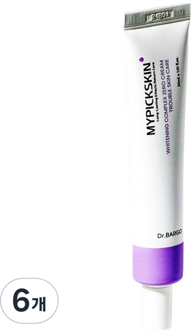 닥터바르고 마이픽스킨 화이트닝 컴플렉스 제로 크림, 30ml, 6개