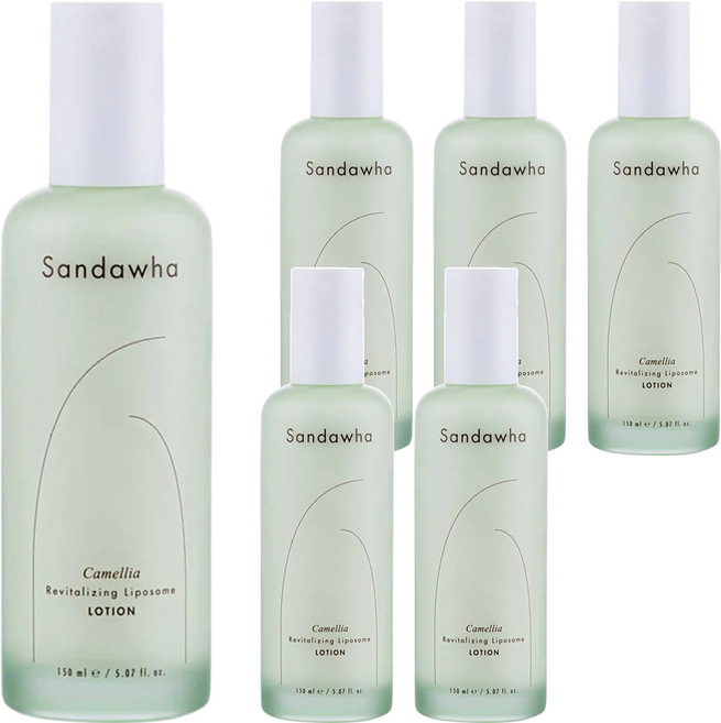 Sandawha 山茶花保濕乳液, 150ml, 6瓶