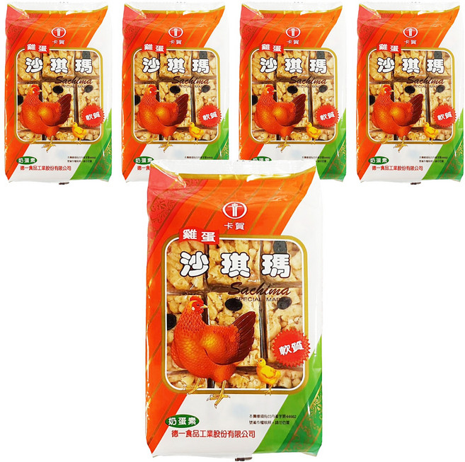 卡賀 雞蛋沙琪瑪, 180g, 5袋