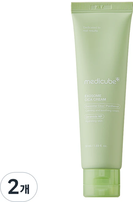 메디큐브 엑소좀 시카진정 수분크림, 50ml, 2개 - 쿠팡