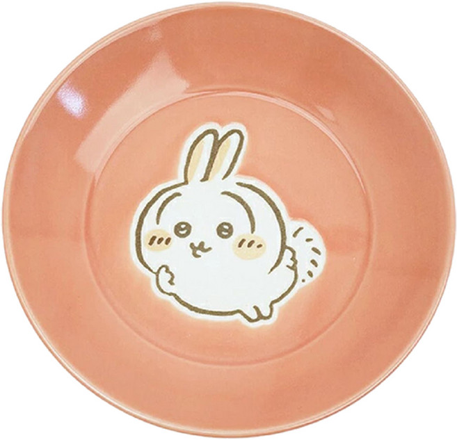 yamaka 山加商店 吉伊卡哇 Chiikawa 陶瓷盤, 烏薩奇 粉色, 1個