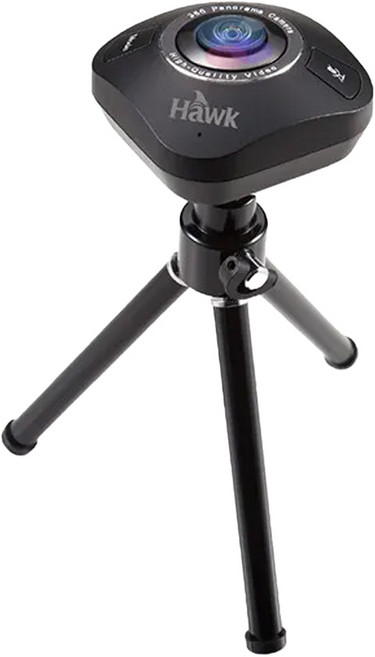 Hawk 浩客 360°全景視訊會議網路攝影機, 09-HWA360BK, 黑色, 1盒