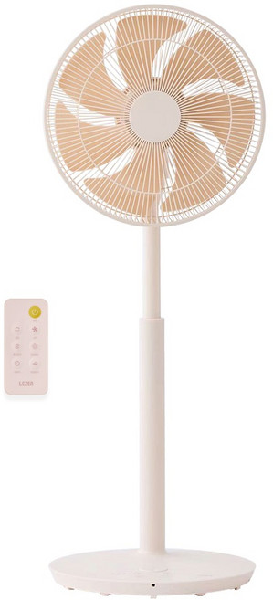 르젠 BLDC 앱연동 서큘레이터 리모컨 선풍기, LZEF-DC290(더스티핑크)