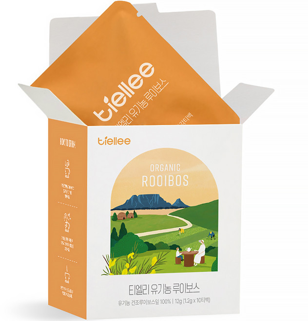 티엘리 유기농 루이보스 차, 1.2g, 1개, 10개입