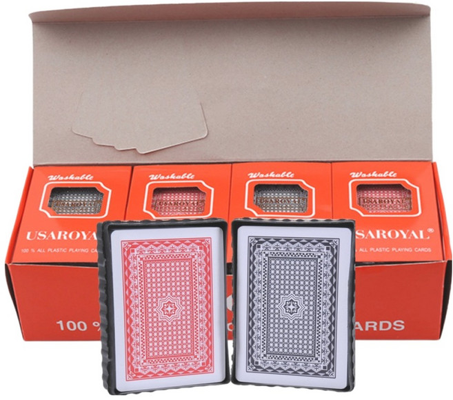 보아미 로얄 트럼프카드 2종 x 6p, 레드 + 블루, 1세트