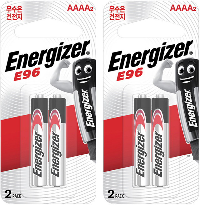 에너자이저 알카라인 AAAA건전지, 2개입, 2개