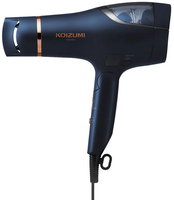 KOIZUMI 小泉成器 Monster 1300W 雙渦輪負離子 吹風機 5段風速 KHD-G903 霧藍色
