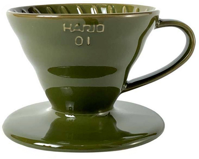 HARIO 好璃奧 V60 01彩虹磁石濾杯 VDC-01-AG-TW 藍媚茶色 1-2杯, 磁石濾杯, 1個