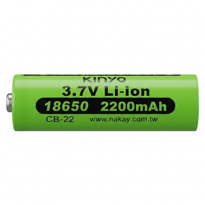 Kinyo 18650鋰電池3.7v, 1個, 1個, CB-22