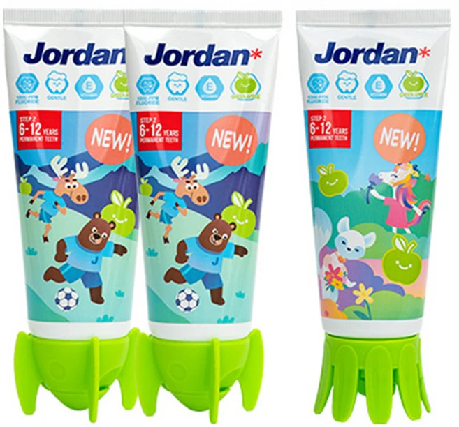 조르단 뉴스텝2 어린이 고불소 치약 청사과향, 90g, 3개 - 쿠팡