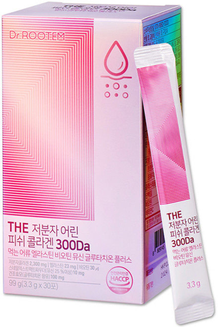 닥터루템 THE 저분자 어린 피쉬 콜라겐 300달톤 먹는 어류 엘라스틴 비오틴 뮤신 글루타치온 플러스, 99g, 1개