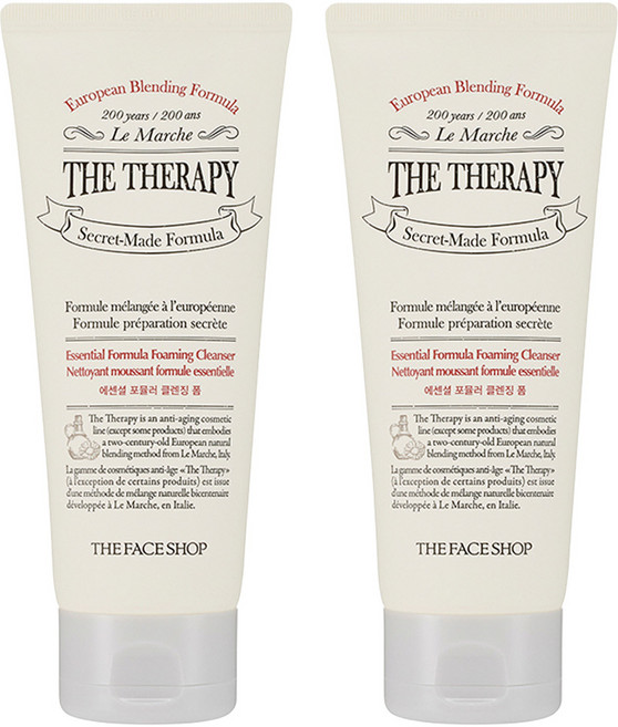 더페이스샵 더테라피 에센셜 포뮬러 클렌징 폼, 150ml, 2개