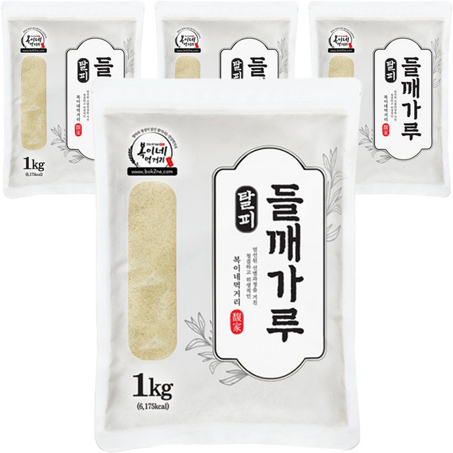 복이네먹거리 탈피 들깨가루, 1kg, 4개