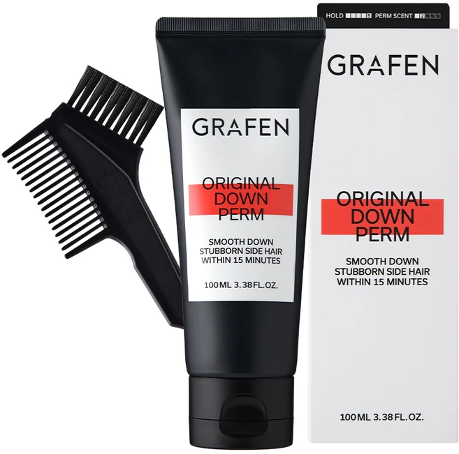 그라펜 오리지널 남성용 다운펌 파마약 모든모발용, 100ml, 1개 - 쿠팡