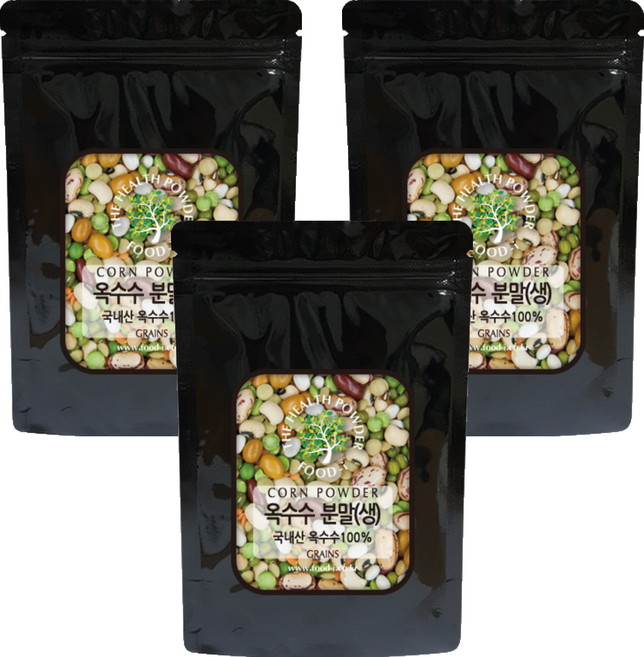 스쿨아이 국내산 생 옥수수 분말, 200g, 3개