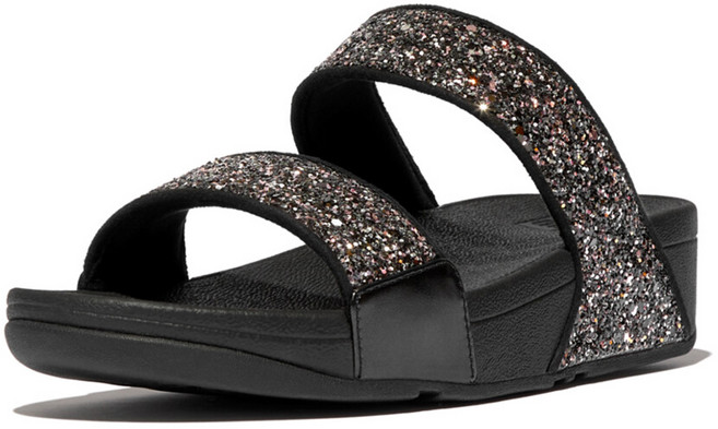 핏플랍 여성용 루루 멀티 토널 글리터 슬라이드 UK3