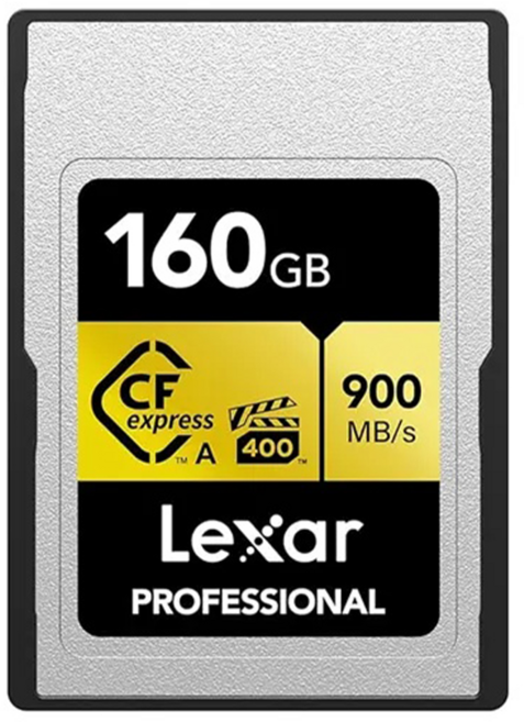 Lexar 雷克沙 CFexpress Type A 專業級記憶卡 160GB 高速傳輸 穩定可靠, 1個
