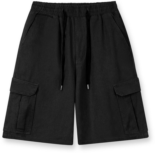 JHSTYLE 男士棉質鬆緊帶工作短褲 INDROK718