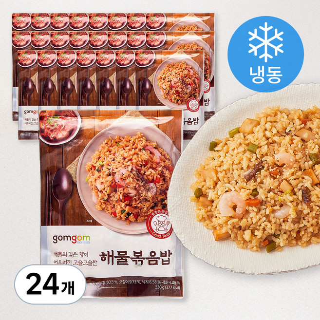 곰곰 해물볶음밥 (냉동), 230g, 24개