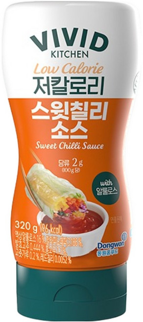 비비드키친 저칼로리 스윗칠리소스, 320g, 1개