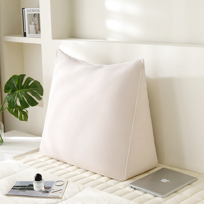 소하임 자이언트 삼각 등받이 쿠션, 베이지