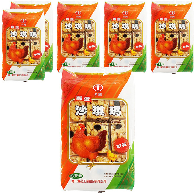 卡賀 雞蛋沙琪瑪, 180g, 6袋