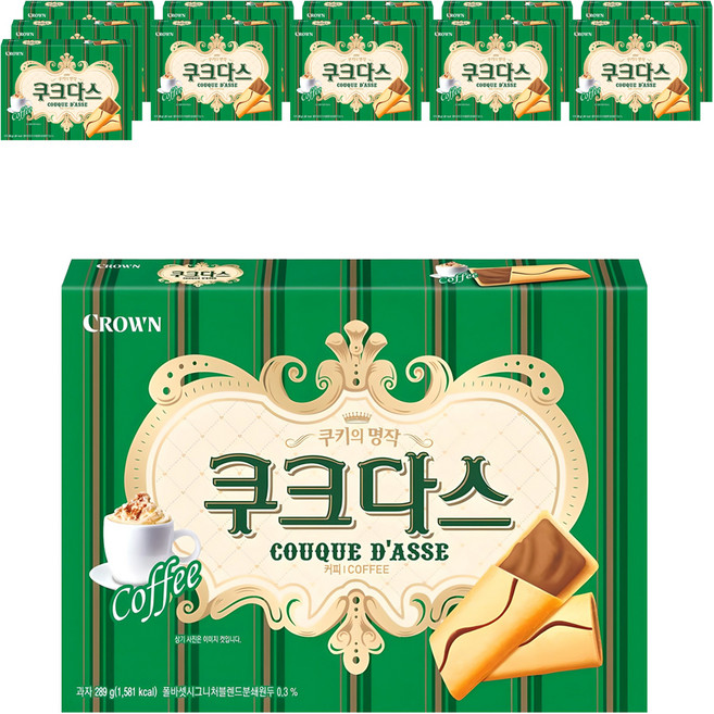 쿠크다스 커피, 289g, 12개