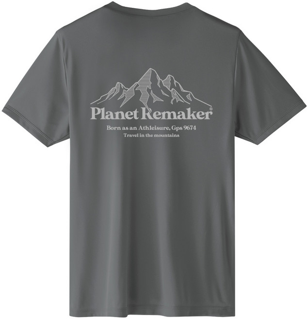 플래닛리메이커 남녀공용 마운틴 라이트 쿨 캠핑 반팔 티셔츠 PLC352HR