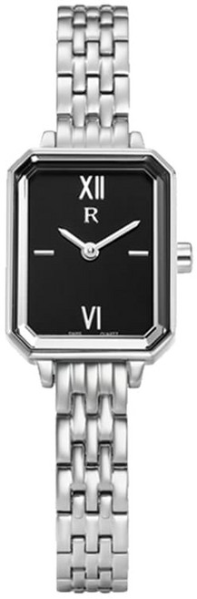 ROMANSON R Renata 方形女士金屬手錶 RWRMLL1B2800WHBK0 + 禮品包裝