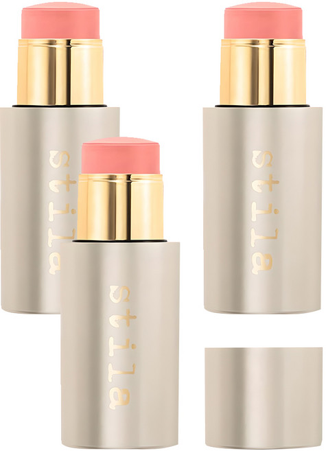 스틸라 컴플리트 하모니 립 앤 치크 스틱 6g, 쉬어 거베라, 3개