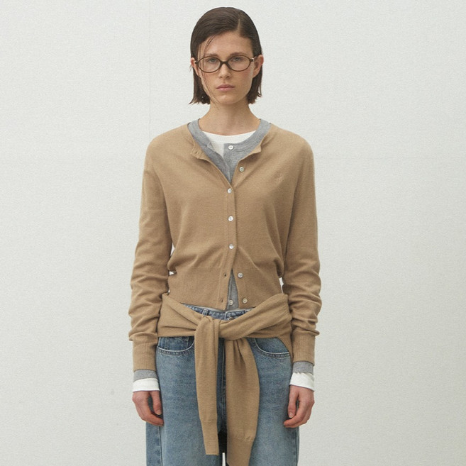 아틀리에나인 여성용 에센셜 니트 가디건 CD-2147