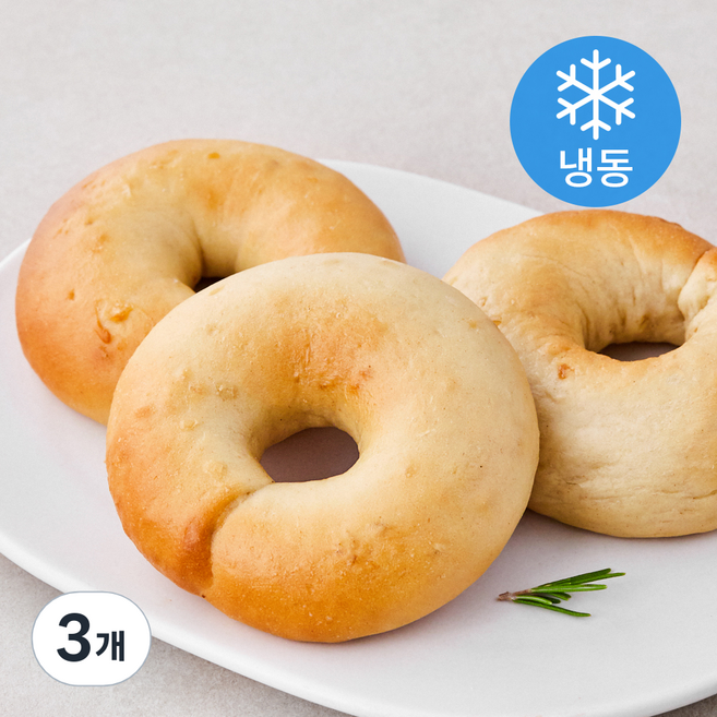 더건강한쌀베이글 어니언 쌀베이글 3개입 (냉동), 330g, 3개