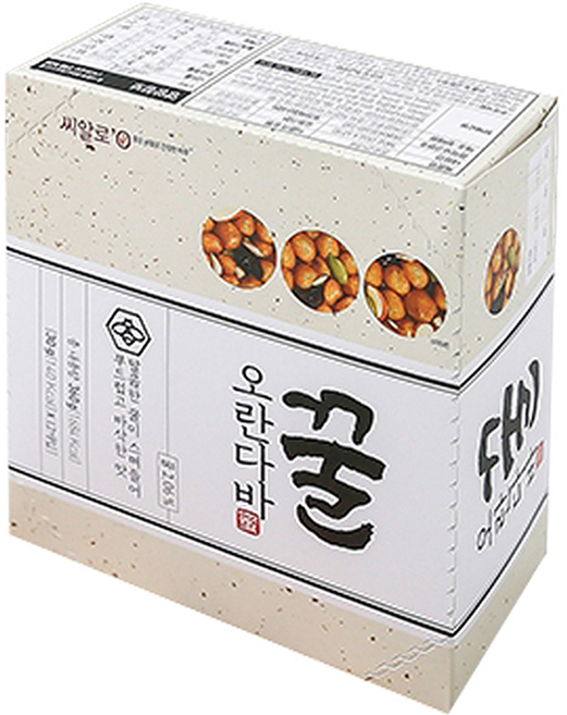 씨알로 꿀 오란다바 강정, 1개, 360g