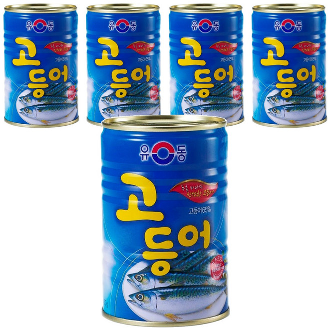 유동 고등어, 400g, 5개
