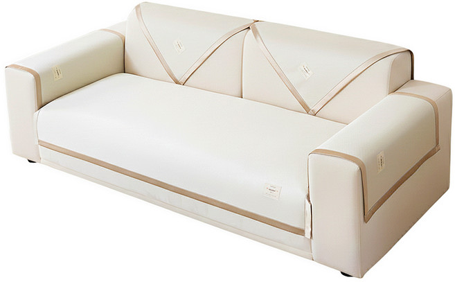 半島良品 四季通用冰軒冰絲沙發墊3人座