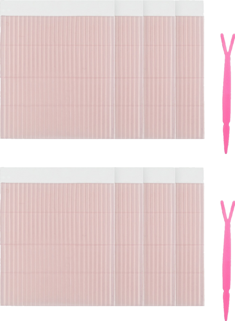 코덕샵 양면 실 쌍꺼풀 테이프 200p + Y스틱, 2세트