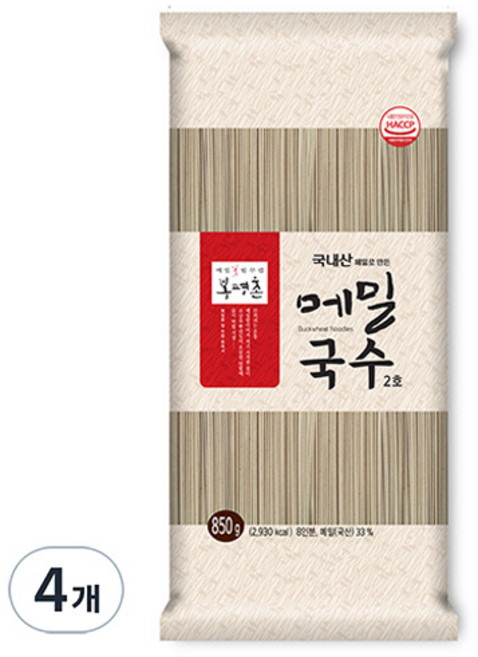 봉평촌 메밀국수, 850g, 4개