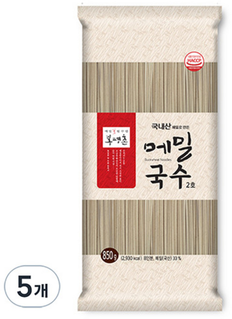 봉평촌 메밀국수, 850g, 5개