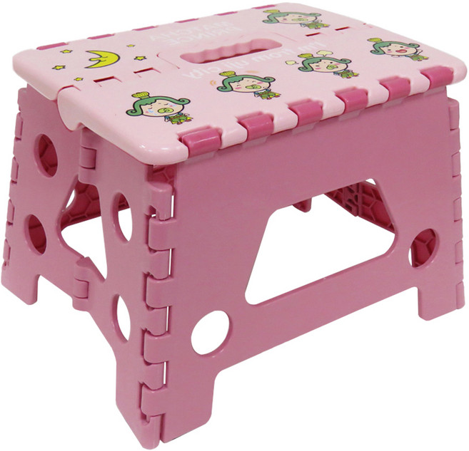 Cotton Field 棉花田傢飾 茶茶小王子多功能折疊椅 M(29 x 22 x 22cm), 粉色, 1個