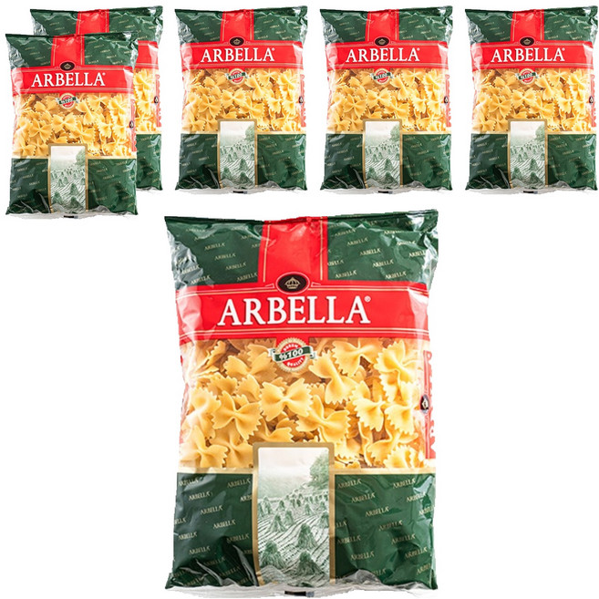 아르벨라 파르팔레 파스타, 6개, 500g