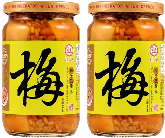 江記 元氣梅子豆腐乳, 380g, 2罐