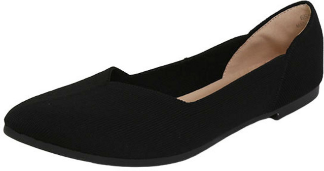 라블 더블쿠션 니트 플랫슈즈