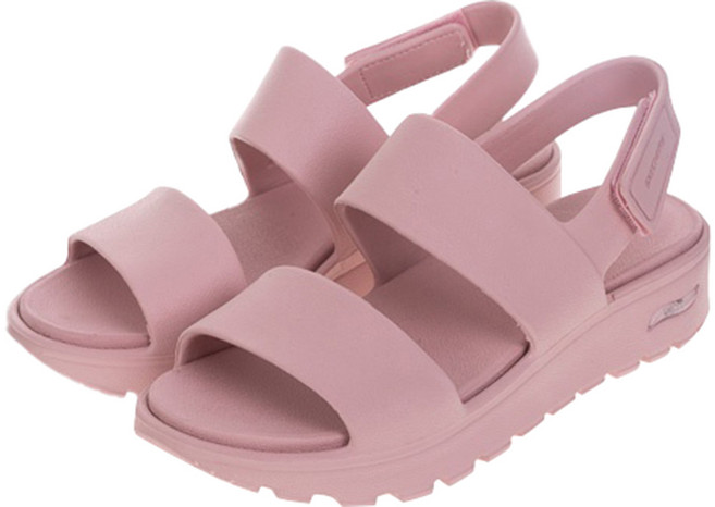 SKECHERS 女款 ARCH FIT FOOTSTEPS 涼鞋, 粉紅色, 26cm
