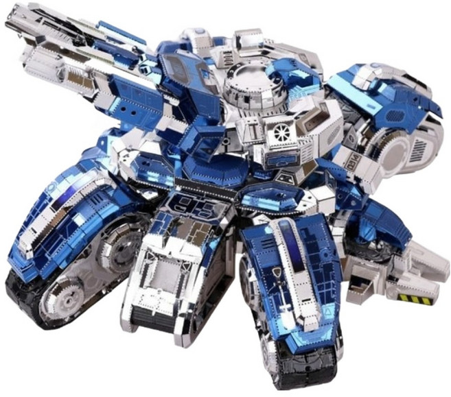 MU 뉴 에디션 스페이스 탱크 3D 입체 메탈퍼즐 YM-N025, 혼합색상, 1개