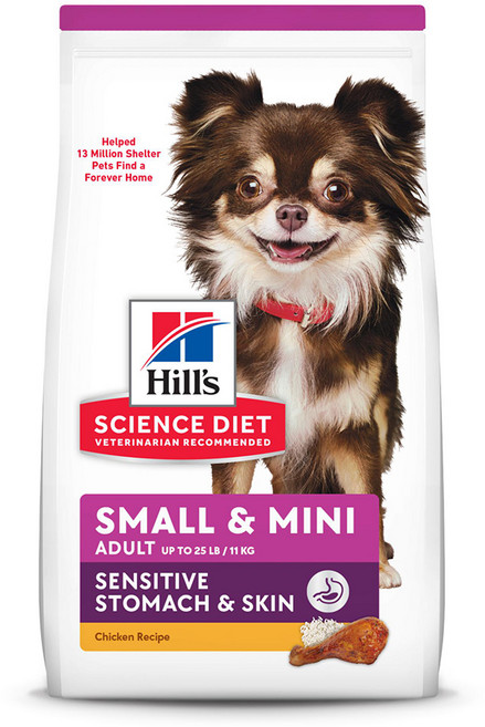 힐스사이언스다이어트 강아지 어덜트 스몰 앤 미니 기능성 사료, 피부/피모+장건강, 1.8kg, 1개