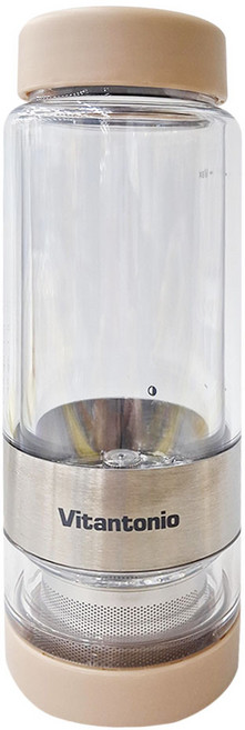 Vitantonio Twistea 轉轉泡茶瓶 VTW-10, 咖啡色, 380ml, 1個