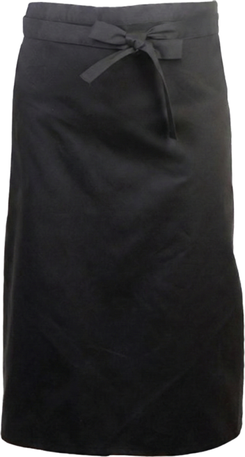 Venerdi 長版環繞式腰部圍裙 黑色, 1個