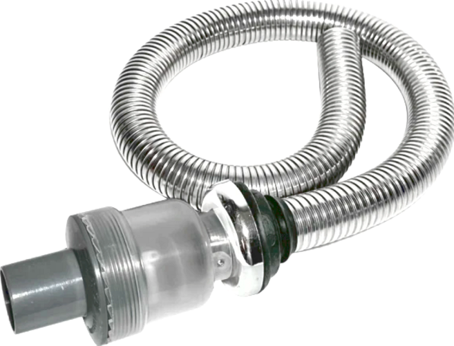 蟑不來 防臭ST排水管/排污管 雙層管 優質不鏽鋼軟管, 1條