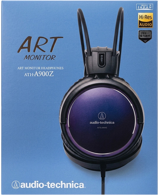 audio-technica 鐵三角 ART MONITOR 耳罩式耳機 原廠保固, 黑色, ATH-A900Z