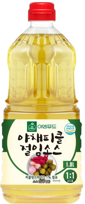 이엔푸드 야채피클 절임소스, 1.8L, 1개